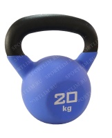 Чугунная обрезиненная гиря SportElite 20 кг
