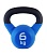 Чугунная обрезиненная гиря SportElite 6 кг